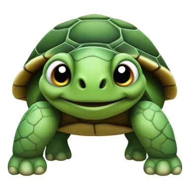 A turtle with horns sticker