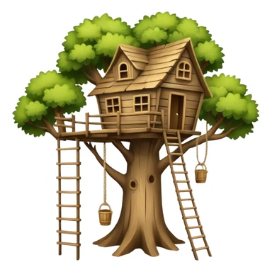 old tree house sticker