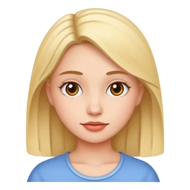 light pink framed photo with a white background of a girl sticker