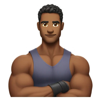 Flexing you're jawline to impress girls sticker