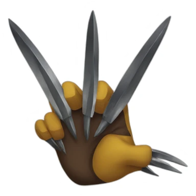 wolverine claws sticker