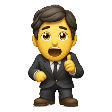 Un mojo sacando la lengua y haciendo mueca sticker