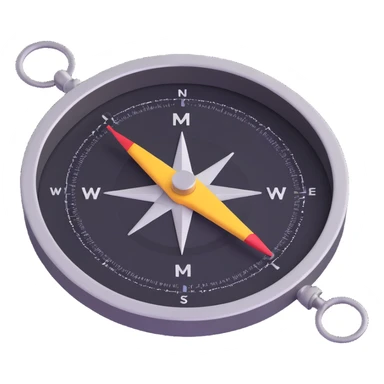 compass navigation tool sticker