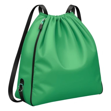 sac de sport vert sans motif sticker