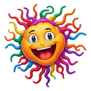 Italian Brainrot meme with exaggerated expressions and chaotic energy sticker