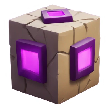Kevin the cube from fortnite sticker