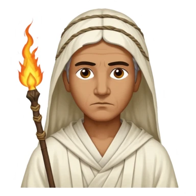 Calanus the Indian sage in 327 before a funeral pyre sticker