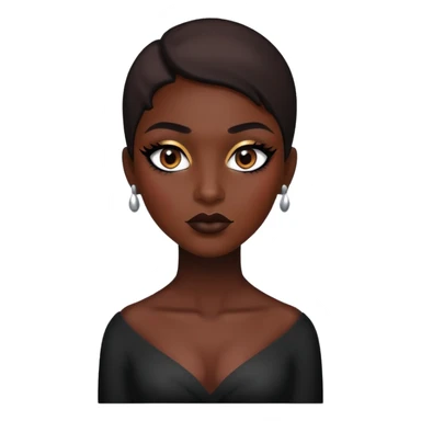 dark beauty in the spotlight sticker