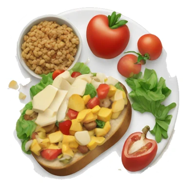 healthy meal  sticker