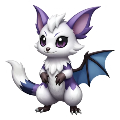 Shiny Furret-Absol-Noibat-Noivern-Hybrid (Full body) sticker