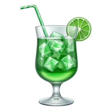Peppermint cocktail sticker