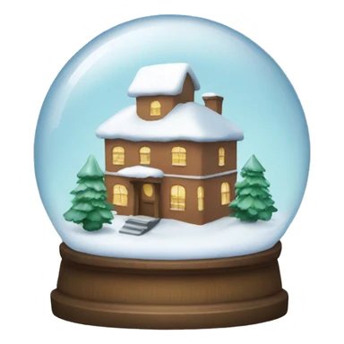 snowglobe sticker