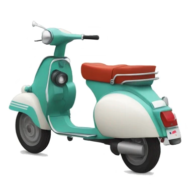 Vespa with mod target sticker