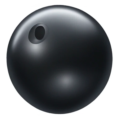 Black ball tool  sticker