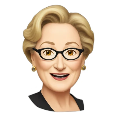 Meryl Streep sticker