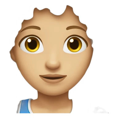 Cute Blonde Sporty Girl sticker