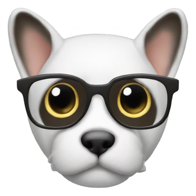 mog glasses sticker