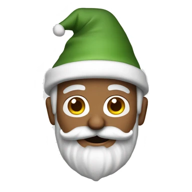 A guy with a mustache wearing a gnome hat sticker