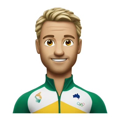Australian Olympics athelete sticker