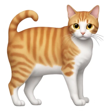 Cat with a giant butt sticker