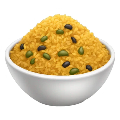 seasoned rice with pigeon peas sticker