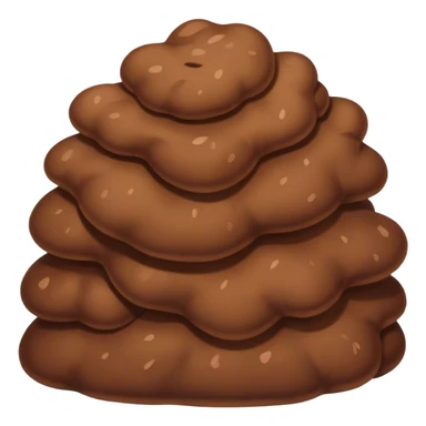 Brown poop stopl sticker