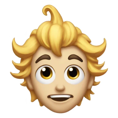 surprised clow sticker