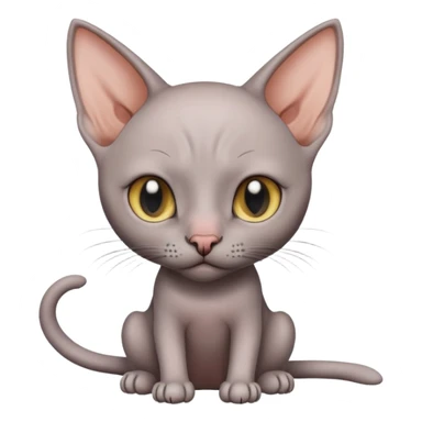 hairless cat griddling  sticker