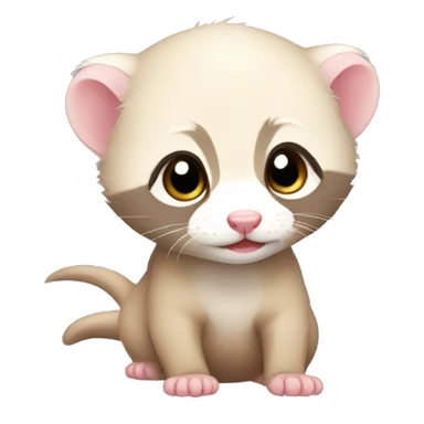 Ferret baby sticker