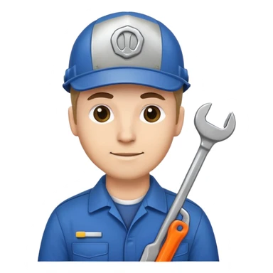 Car mechanic sticker