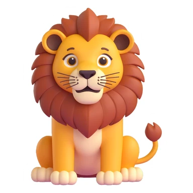 Lion sticker