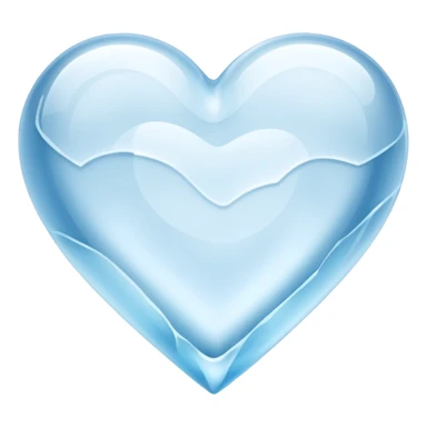 coração de gelo   sticker