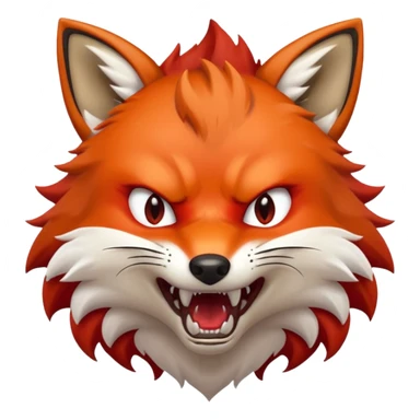 ANGRY FOX sticker