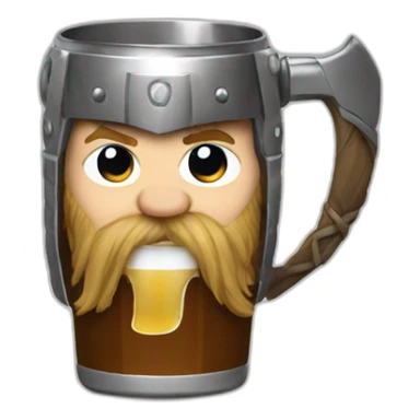 Thor Viking drinking sticker