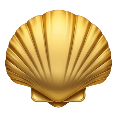 Gold shell with smoke coming out  sticker