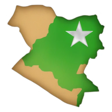Algeria Map sticker