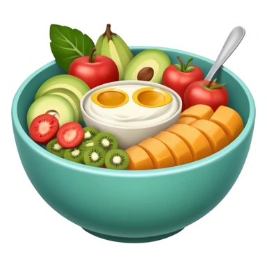 healthy bowl sticker