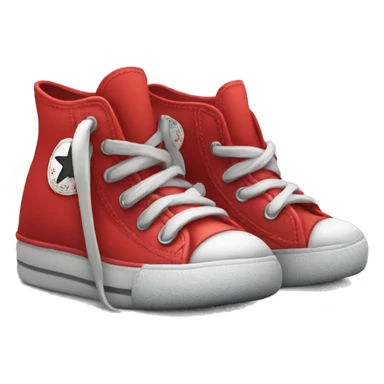 red converse  sticker