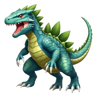 Sceptile-Feraligatr-Pokémon-Fakémon-creature sticker