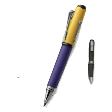 Pen writing in a notebook  sticker