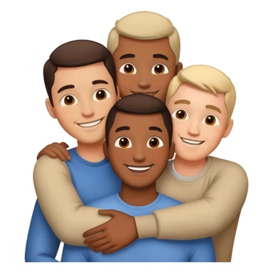 Male Gay Throuple sticker