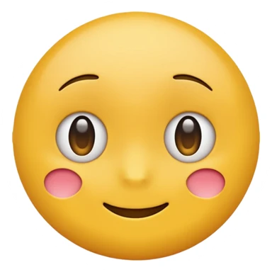 make the yellow emoji shy sticker