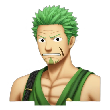 Zoro Roronoa one piece sticker