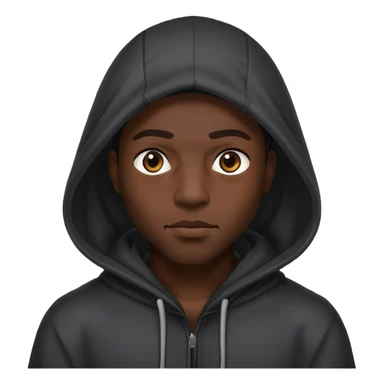 black guy in the hood  sticker