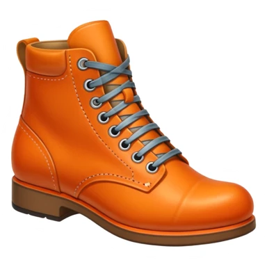 orange shoe sticker