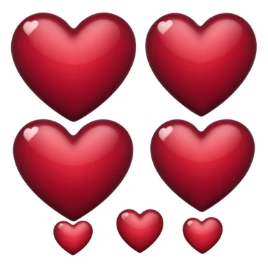 Cuore bordeaux  sticker