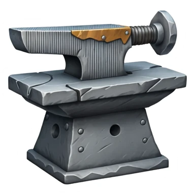 stone blacksmith's anvil sticker