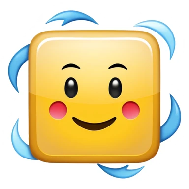 ein um 45 grad gedrehtes hell blauer qaudrat mit weißem checkhaken wie das verify badge auf roblox sticker