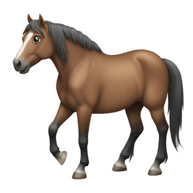 half horse half truck sticker