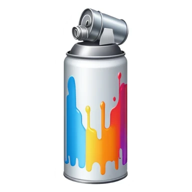 spraypaint can sticker